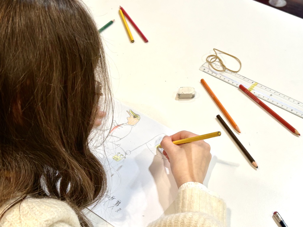 Atelier de dessin de presse